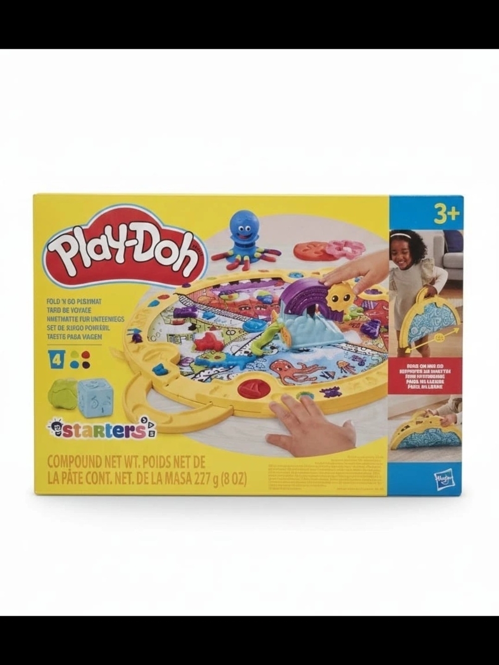 Play-Doh Fold & Go Playmat Set w/ 19 Accessories Preschool Toys